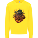 The Kraken Octopus Cthulhu Scuba Diving Kids Sweatshirt Jumper Yellow