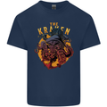 The Kraken Octopus Cthulhu Scuba Diving Kids T-Shirt Childrens Navy Blue