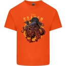 The Kraken Octopus Cthulhu Scuba Diving Kids T-Shirt Childrens Orange