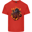 The Kraken Octopus Cthulhu Scuba Diving Kids T-Shirt Childrens Red