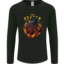 The Kraken Octopus Cthulhu Scuba Diving Mens Long Sleeve T-Shirt Black