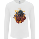 The Kraken Octopus Cthulhu Scuba Diving Mens Long Sleeve T-Shirt White