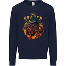 The Kraken Octopus Cthulhu Scuba Diving Mens Sweatshirt Jumper Navy Blue