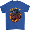 The Kraken Octopus Cthulhu Scuba Diving Mens T-Shirt Cotton Gildan Royal Blue