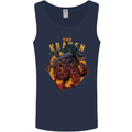 The Kraken Octopus Cthulhu Scuba Diving Mens Vest Tank Top Navy Blue