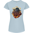 The Kraken Octopus Cthulhu Scuba Diving Womens Petite Cut T-Shirt Light Blue