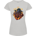 The Kraken Octopus Cthulhu Scuba Diving Womens Petite Cut T-Shirt Sports Grey