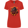 The Kraken Octopus Cthulhu Scuba Diving Womens Wider Cut T-Shirt Red