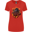 The Kraken Octopus Cthulhu Scuba Diving Womens Wider Cut T-Shirt Red