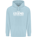 The Legend has Retired Retirement Funny Mens 80% Cotton Hoodie Light Blue