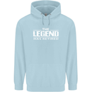 The Legend has Retired Retirement Funny Mens 80% Cotton Hoodie Light Blue