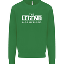 The Legend has Retired Retirement Funny Mens Sweatshirt Jumper Irish Green