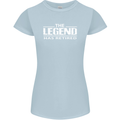 The Legend has Retired Retirement Funny Womens Petite Cut T-Shirt Light Blue