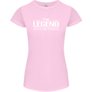 The Legend has Retired Retirement Funny Womens Petite Cut T-Shirt Light Pink