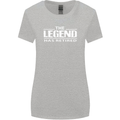 The Legend has Retired Retirement Funny Womens Wider Cut T-Shirt Sports Grey