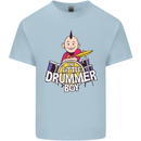 The Little Drummer Boy Funny Drumming Drum Kids T-Shirt Childrens Light Blue