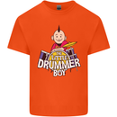 The Little Drummer Boy Funny Drumming Drum Kids T-Shirt Childrens Orange