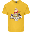 The Little Drummer Boy Funny Drumming Drum Kids T-Shirt Childrens Yellow