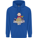 The Little Drummer Boy Funny Drumming Drum Mens 80% Cotton Hoodie Royal Blue