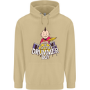 The Little Drummer Boy Funny Drumming Drum Mens 80% Cotton Hoodie Sand