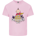 The Little Drummer Boy Funny Drumming Drum Mens Cotton T-Shirt Tee Top Light Pink