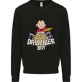The Little Drummer Boy Funny Drumming Drum Mens Sweatshirt Jumper Black