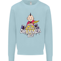 The Little Drummer Boy Funny Drumming Drum Mens Sweatshirt Jumper Light Blue