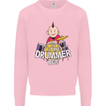 The Little Drummer Boy Funny Drumming Drum Mens Sweatshirt Jumper Light Pink