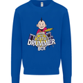 The Little Drummer Boy Funny Drumming Drum Mens Sweatshirt Jumper Royal Blue