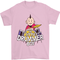 The Little Drummer Boy Funny Drumming Drum Mens T-Shirt Cotton Gildan Light Pink