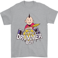 The Little Drummer Boy Funny Drumming Drum Mens T-Shirt Cotton Gildan Sports Grey
