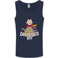 The Little Drummer Boy Funny Drumming Drum Mens Vest Tank Top Navy Blue