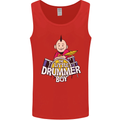 The Little Drummer Boy Funny Drumming Drum Mens Vest Tank Top Red