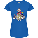 The Little Drummer Boy Funny Drumming Drum Womens Petite Cut T-Shirt Royal Blue