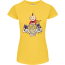 The Little Drummer Boy Funny Drumming Drum Womens Petite Cut T-Shirt Yellow