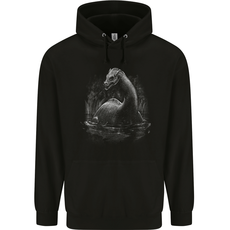 The Lockness Monster Childrens Kids Hoodie Black