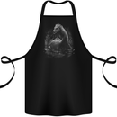 The Lockness Monster Cotton Apron 100% Organic Black