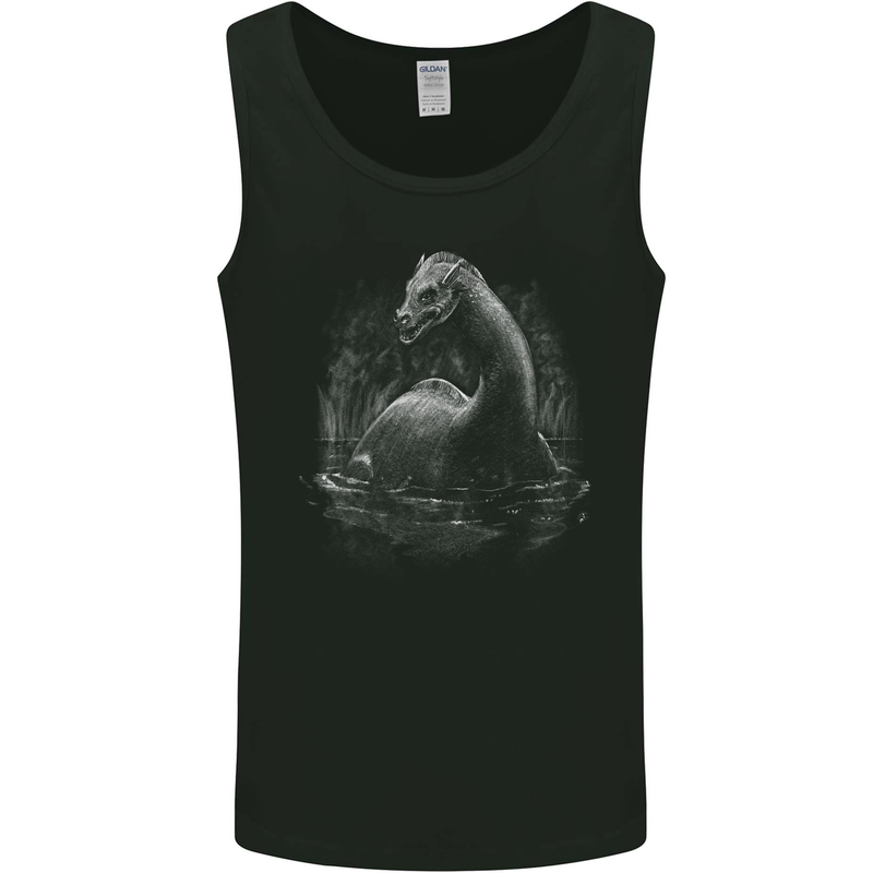 The Lockness Monster Mens Vest Tank Top Black