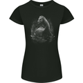 The Lockness Monster Womens Petite Cut T-Shirt Black