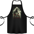 The Lord of Zombies Halloween Cotton Apron 100% Organic Black