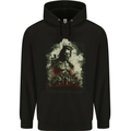The Lord of Zombies Halloween Mens 80% Cotton Hoodie Black
