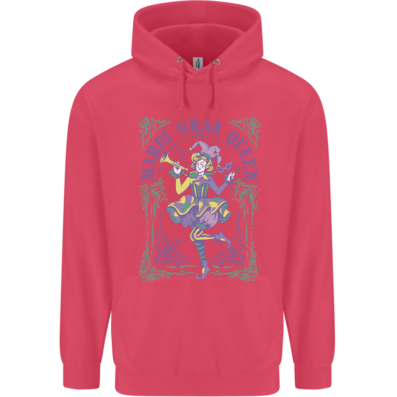 The Mardi Gras Queen Childrens Kids Hoodie Heliconia