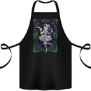 The Mardi Gras Queen Cotton Apron 100% Organic Black