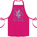 The Mardi Gras Queen Cotton Apron 100% Organic Pink