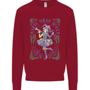 The Mardi Gras Queen Kids Sweatshirt Jumper Red