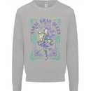 The Mardi Gras Queen Kids Sweatshirt Jumper Sports Grey