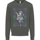 The Mardi Gras Queen Kids Sweatshirt Jumper Storm Grey