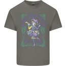 The Mardi Gras Queen Mens Cotton T-Shirt Tee Top Charcoal