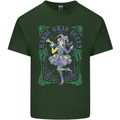 The Mardi Gras Queen Mens Cotton T-Shirt Tee Top Forest Green