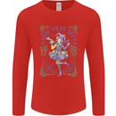 The Mardi Gras Queen Mens Long Sleeve T-Shirt Red